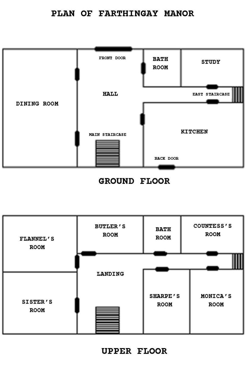 Plan of Farthingay Manor