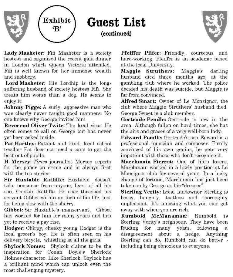 The Last Gasp guest list Page 2